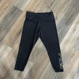 FILA black capris XXL